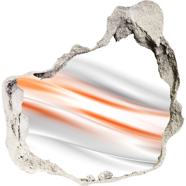 Pegatina efecto 3d pared rota decorativa paisaje futurista