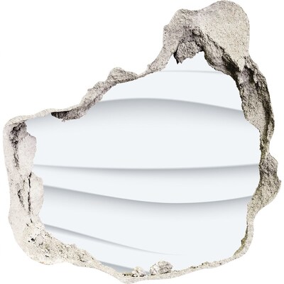 Pegatina pared rota trampantojo decorativo Un muro roto con vistas a las olas.