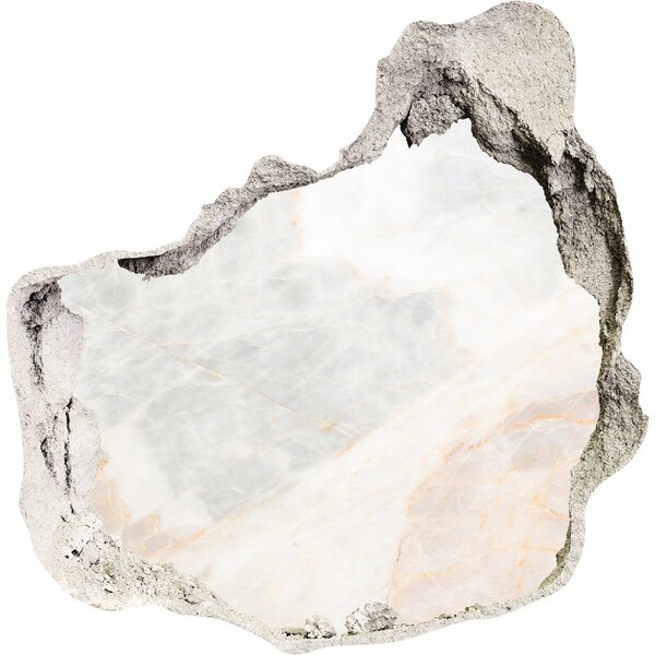 Vinilo adhesivo efecto agujero 3d para casa Agujero de piedra en la pared