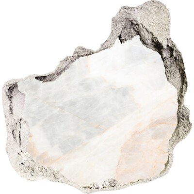 Vinilo adhesivo efecto agujero 3d para casa Agujero de piedra en la pared