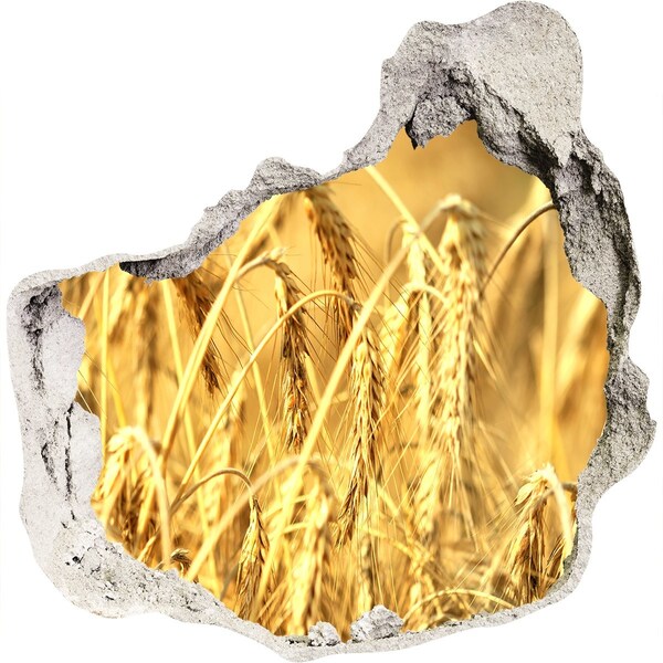 Samoprzylepna dziura na ścianę naklejka Złote zboża w promieniach słońca