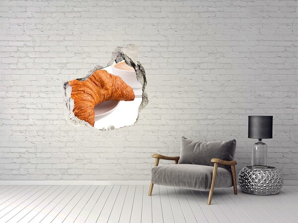 Pegatina pared rota trampantojo decorativo Desayuno en un bistró parisino