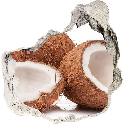 Vinilo decorativo boquete pared irregular Tesoros de coco