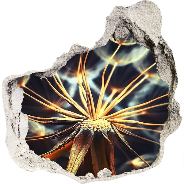 Samoprzylepna dziura naklejka Kwiat z ognia