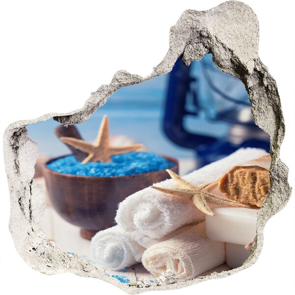 Fototapeta dziura na ścianę Relaks w spa nad morzem