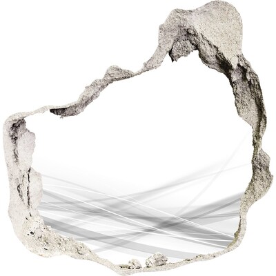 Dziura 3d fototapeta na ścianę Zniszczona ściana z widokiem na przestrzeń