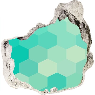 Pegatina pared rota trampantojo decorativo Interior en estilo moderno