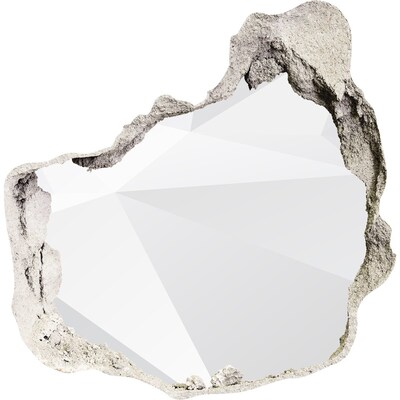 Pegatina pared rota trampantojo decorativo Muro roto con reflejo de luz