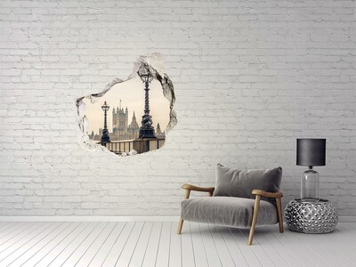 Pegatina pared rota trampantojo decorativo Vista de Londres