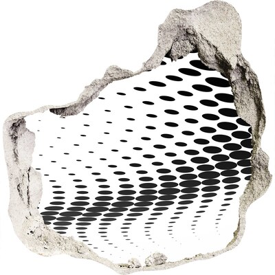 Vinilo adhesivo efecto agujero 3d para casa Espacio virtual en el agujero