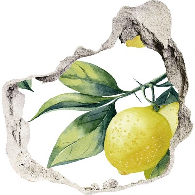 Samoprzylepna naklejka beton Cytrynowy ogród