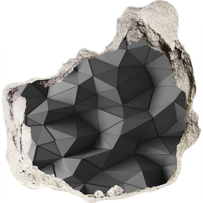 Vinilo decorativo boquete pared irregular Agujero moderno en la pared