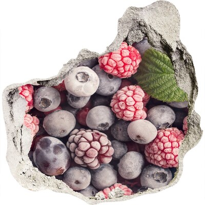 Pegatina pared rota trampantojo decorativo Un paraíso frutal escondido en la pared