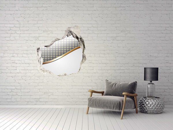 Pegatina pared rota trampantojo decorativo Pared de espejos rota