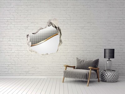 Pegatina pared rota trampantojo decorativo Pared de espejos rota