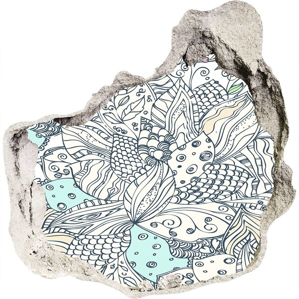 Fototapeta dziura na ścianę 3d Kolorowy świat natury