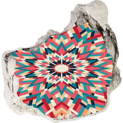 naklejka fototapeta 3D widok Geometria w dziurze