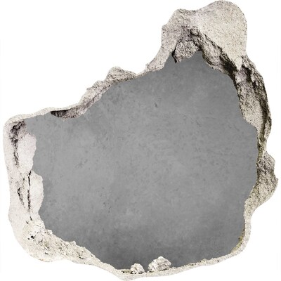 Vinilo decorativo boquete pared irregular Muro agrietado con vista al hormigón.