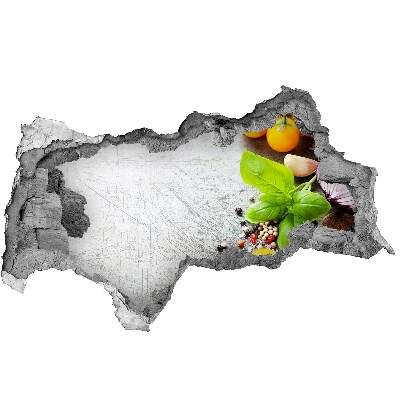 Naklejka 3D dziura samoprzylepna Kuchenne inspiracje zza ściany