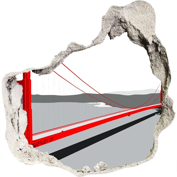 Fototapeta dziura na ścianę Most Golden Gate w Kalifornii