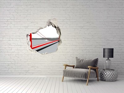 Pegatina pared rota trampantojo decorativo Puente Golden Gate en California