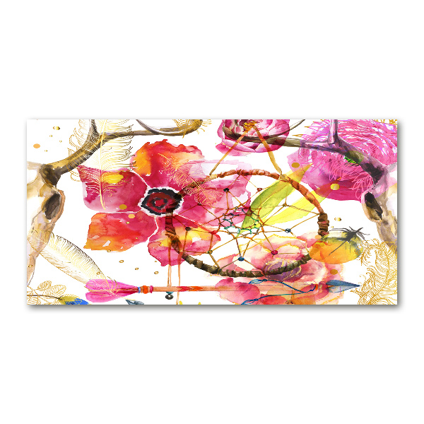 Cuadro metacrilato horizontal Patrón floral