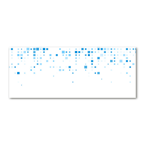 Cuadro acrílico horizontal Cuadrados azules