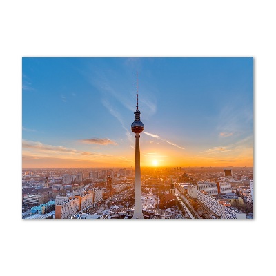 Pintura en acrílico horizontal Torre de televisión