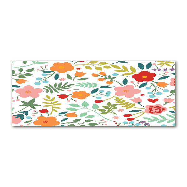 Pintura en acrílico horizontal Ilustración de flores