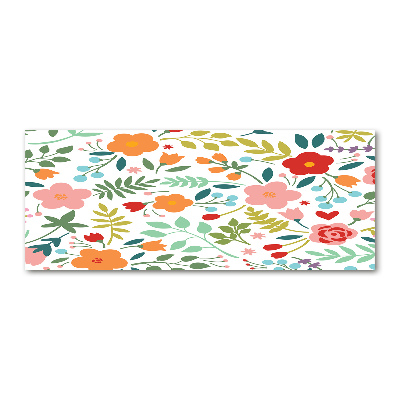 Pintura en acrílico horizontal Ilustración de flores