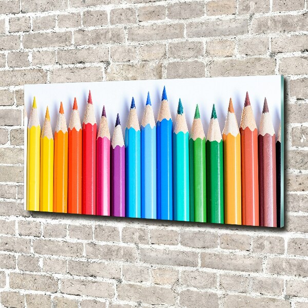 Cuadro metacrilato horizontal Lápices de colores