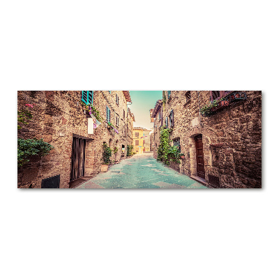 Cuadro acrílico horizontal calles italianas