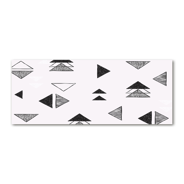 Cuadro metacrilato horizontal Fondo de triángulos