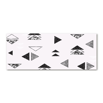 Cuadro metacrilato horizontal Fondo de triángulos