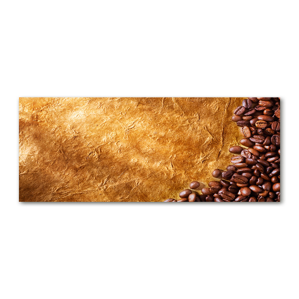 Cuadro acrílico horizontal Granos de café