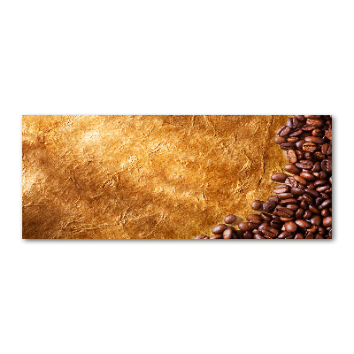 Cuadro acrílico horizontal Granos de café