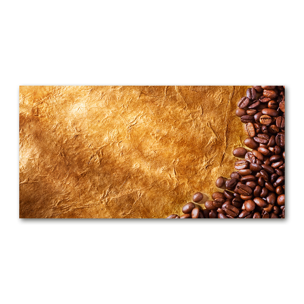 Cuadro acrílico horizontal Granos de café