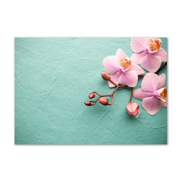 Cuadro acrílico horizontal Orquídea