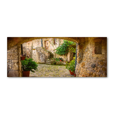 Cuadro acrílico horizontal Una calle con encanto
