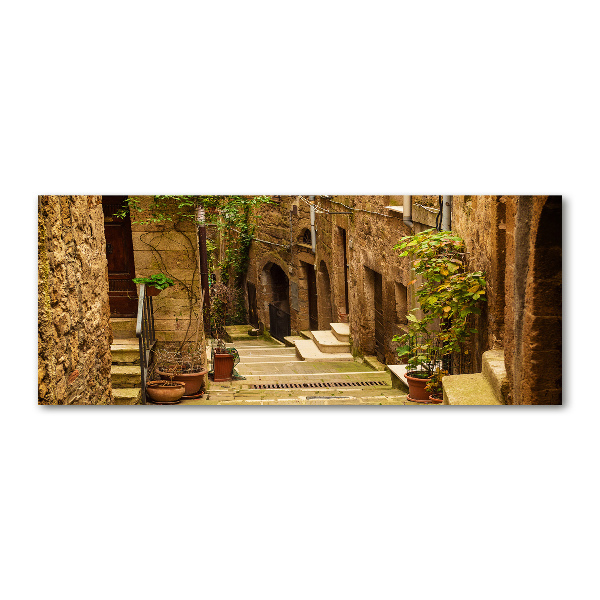 Foto en metacrilato horizontal calles italianas