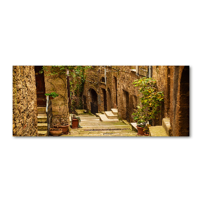 Foto en metacrilato horizontal calles italianas