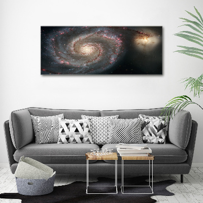 Pintura en acrílico horizontal Nebulosa
