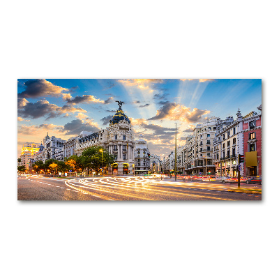 Cuadro acrílico horizontal Madrid España