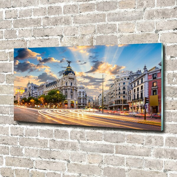 Cuadro acrílico horizontal Madrid España