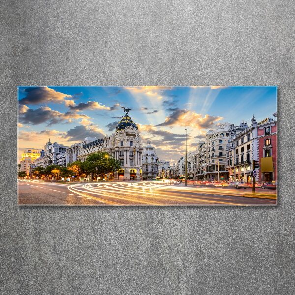 Cuadro acrílico horizontal Madrid España