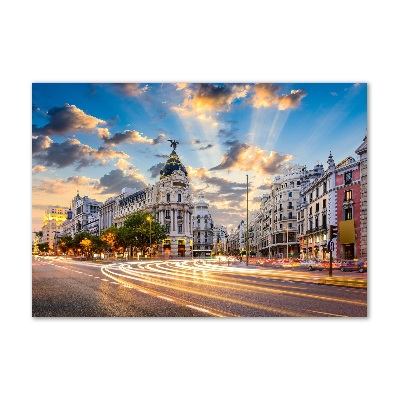 Cuadro acrílico horizontal Madrid España
