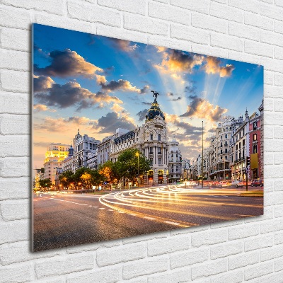 Cuadro acrílico horizontal Madrid España