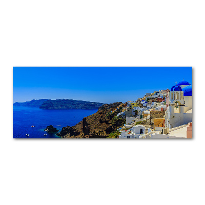 Pintura en acrílico horizontal Santorini Grecia