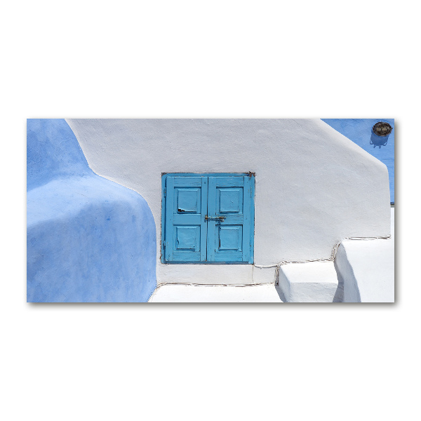 Foto en metacrilato horizontal Santorini Grecia