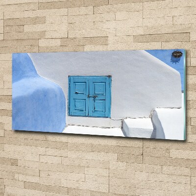 Foto en metacrilato horizontal Santorini Grecia